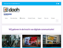 Tablet Screenshot of dooh.nl